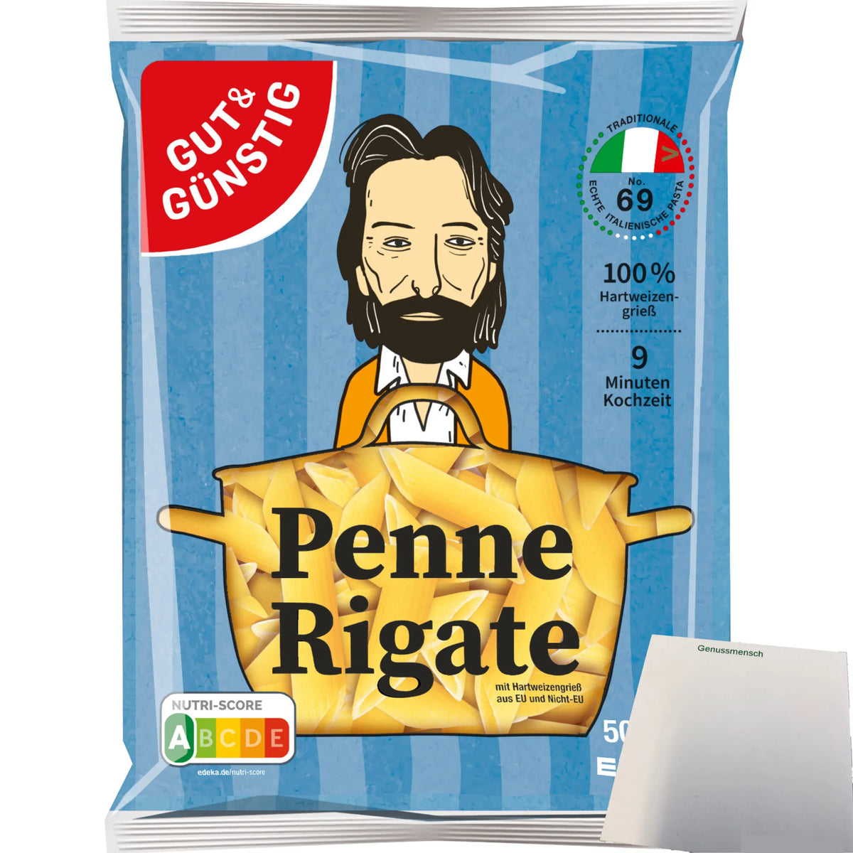GUT&GÜNSTIG Penne Rigate 500 g / GUT&GÜNSTIG Yivli Penne Makarna 500 g