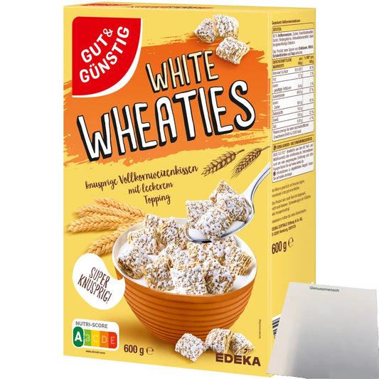 GUT&GÜNSTIG White Wheaties 600 g / GUT&GÜNSTIG White Wheaties Tahıl Gevreği 600 g