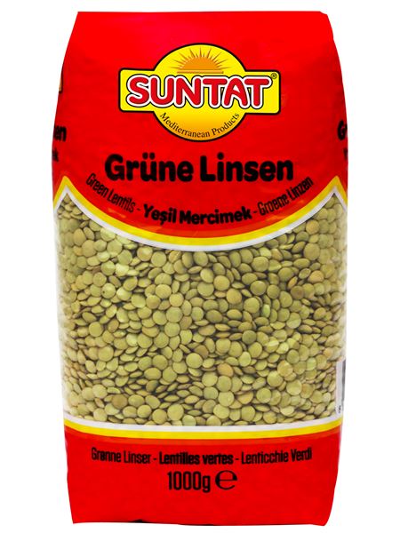 SUNTAT Grüne Linsen Laird 1000 g / SUNTAT Laird Yeşil Mercimek 1000 g