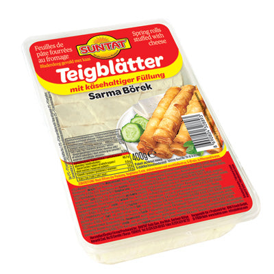 SUNTAT Börek-Teigblätter mit Käsefüllung 400g