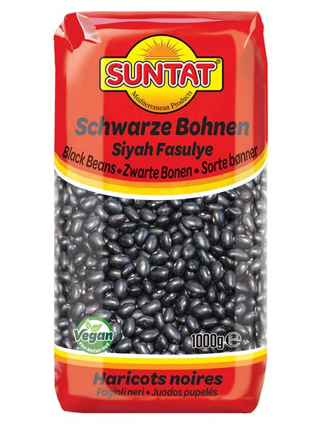 SUNTAT Schwarze Bohnen 1kg