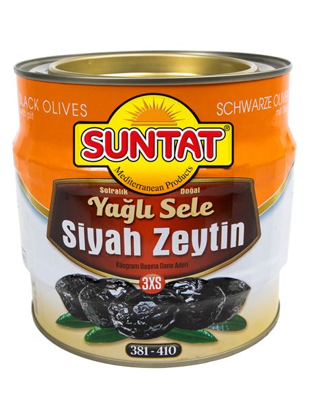 SUNTAT Schwarze Oliven Sele 1750g Dose
