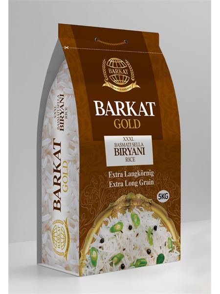 Barkat Gold Basmati Sella Reis 5kg