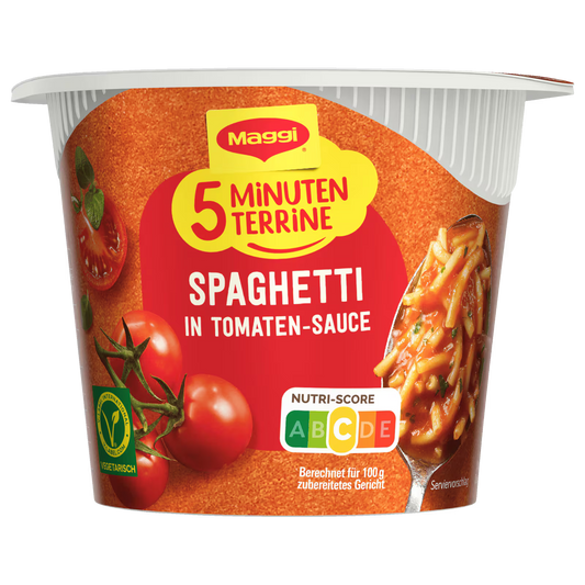 Maggi 5 Minute Terrine Spaghetti in Tomato Sauce 60 g
