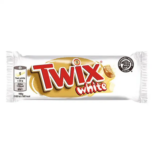Twix White 46 g / Twix Beyaz Çikolatalı 46 g