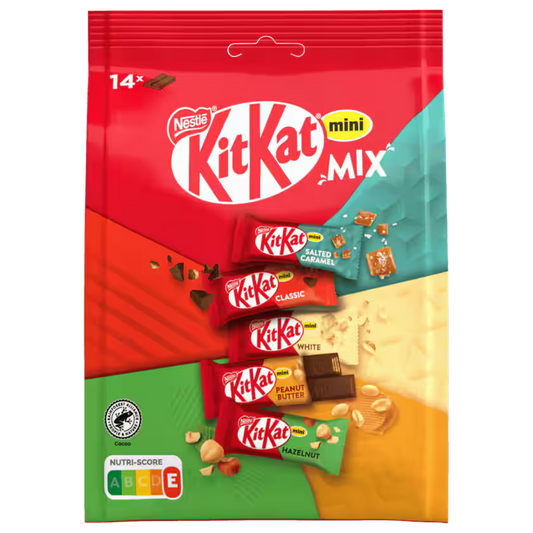 KitKat Mini Karışık Çıtır Gofret Çeşitleri 5 Çeşit 197,4 g