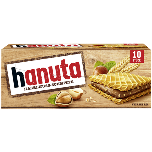 Hanuta Haselnuss-Schnitten Gofret Fındık Kremalı 10'lu Çoklu Paket 220 g