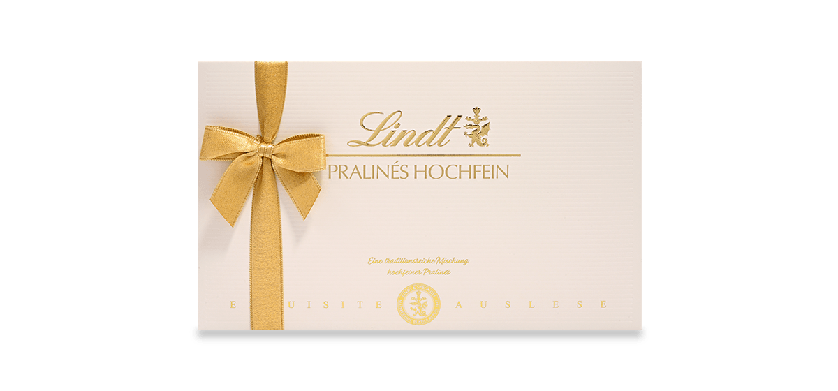 Lindt Pralinen Hochfein Sortiment Geschenkbox 120 g