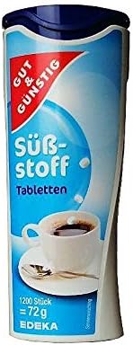 GUT&GÜNSTIG Süßstoff Tabletten Tafelssüße Cyclamat & Saccharin 72 g