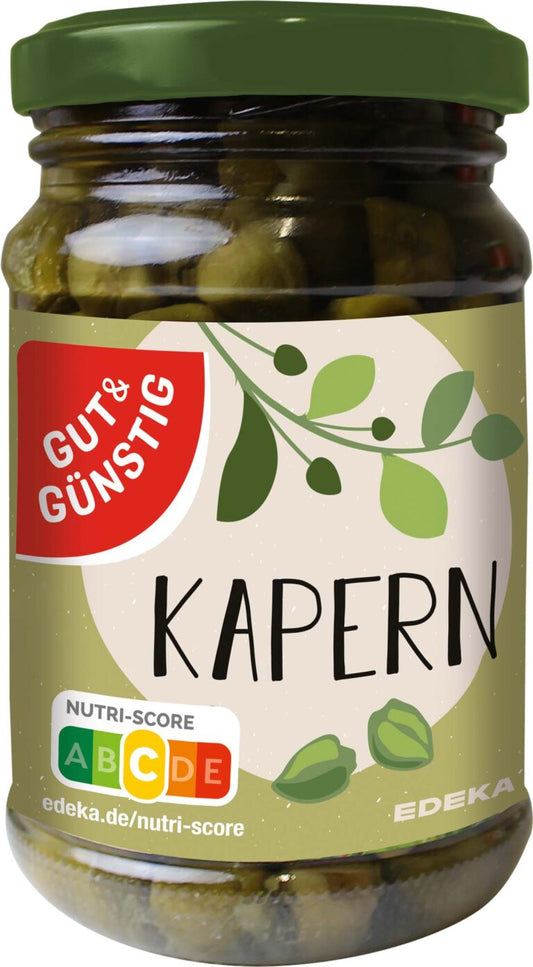GUT&GÜNSTIG Kapern in Essig 90 g / GUT&GÜNSTIG Sirkede Kapari 90 g