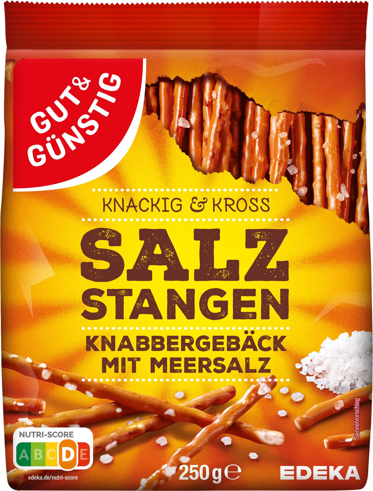 GUT&GÜNSTIG Salzstangen 250 g / GUT&GÜNSTIG Tuzlu Çubuk 250 g