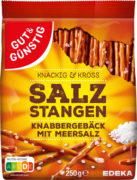 GUT&GÜNSTIG Salzstangen 250 g / GUT&GÜNSTIG Tuzlu Çubuk 250 g
