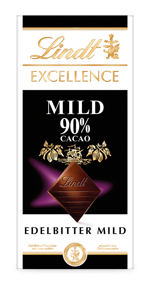 Lindt Excellence 90% Kakao Edelbitter-Schokolade Tafel 100 g