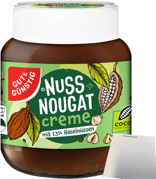 GUT&GÜNSTIG Nuss Nougat Creme 400 g / GUT&GÜNSTIG Fındıklı Nuga Kreması 400 g