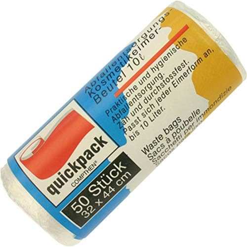 Quickpack Müllbeutel weiß 10 l 50 ST – Beyaz Çöp Torbası 10L 50 Adet