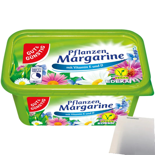 GUT&GÜNSTIG Pflanzenmargarine 500 g / GUT&GÜNSTIG Bitkisel Margarin 500 g