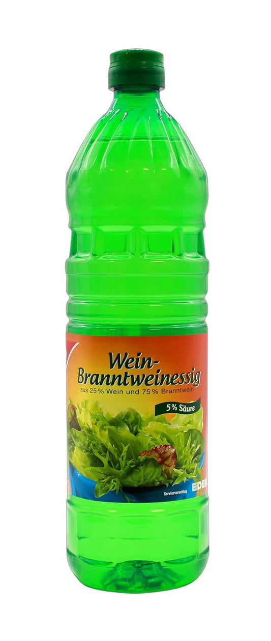 GUT&GÜNSTIG Wein-Branntweinessig 5% 1 l PET / GUT&GÜNSTIG Şarap-Brendi Sirkesi 5% 1 l PET