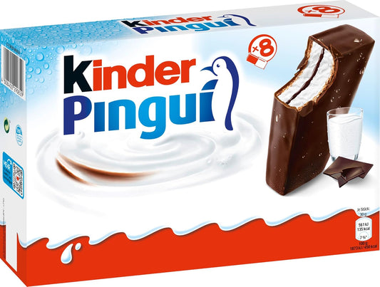 Kinder Pingui Schoko-Schnitte mit Milch- & Kakaocreme 8er Multipack 240 g