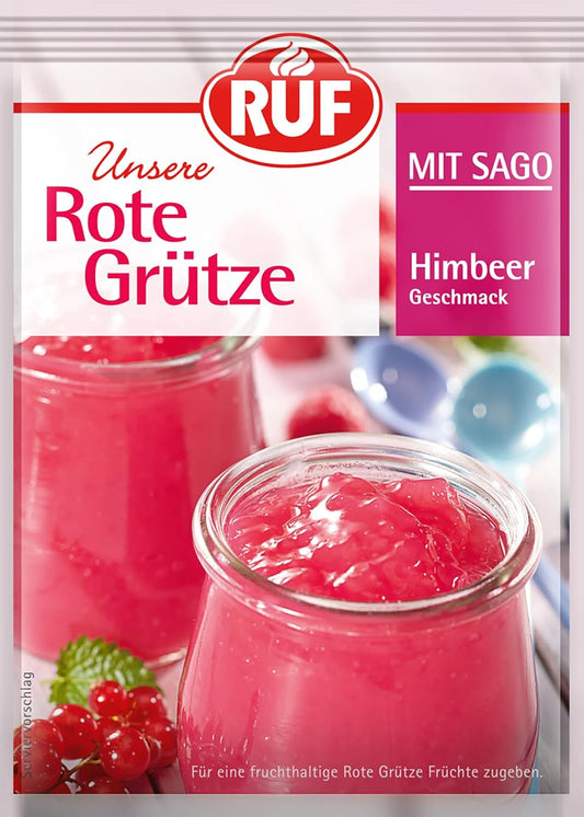 RUF Rote Gruetze Himbeer m. Sago f. 1,5 l 129 g / RUF Sagolu Ahududu Tatli Tozu 129 g