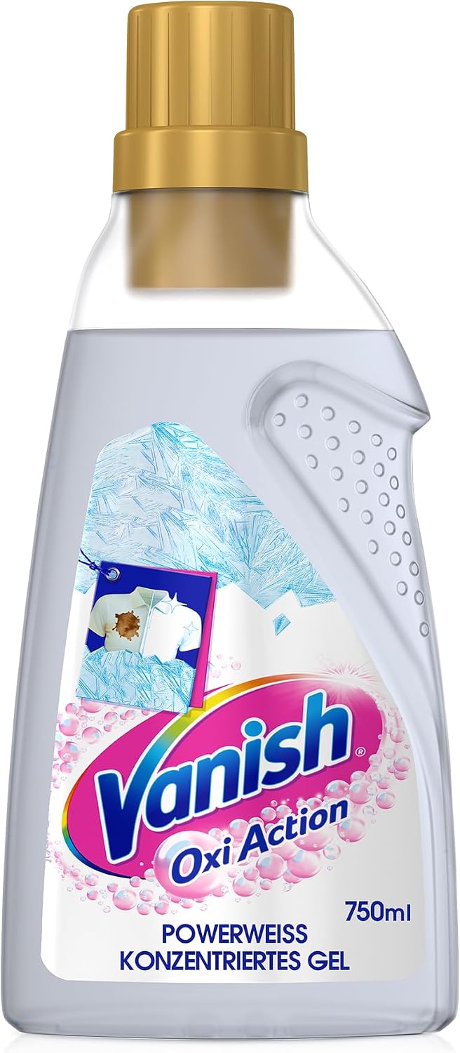 Vanish Oxi Action Power Weiß Gel 750 ml - Beyaz Çamaşır Leke Çıkarıcı Jel 750 ml
