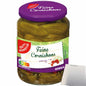 GUT&GÜNSTIG Cornichons Kleine Essiggurken Knackig Säuerlich Dip Burger Beilage 670 g