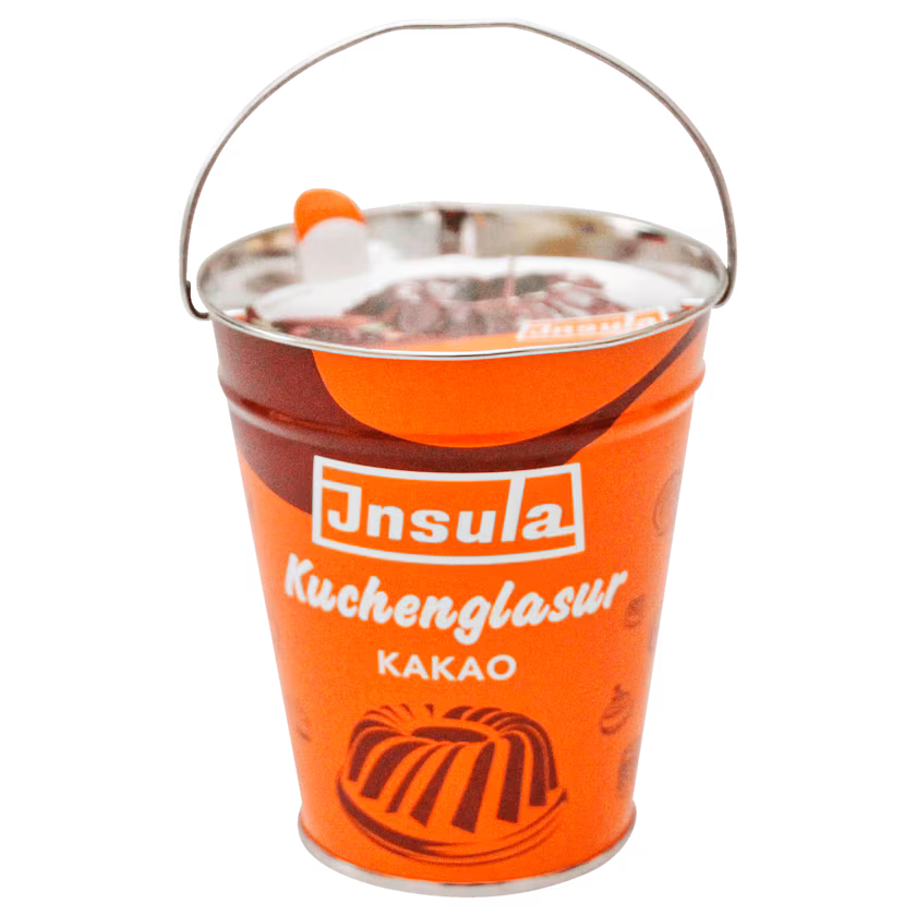 Insula Kakao Kuchenglasur Kakaohaltige Fettglasur zum Backen 150 g