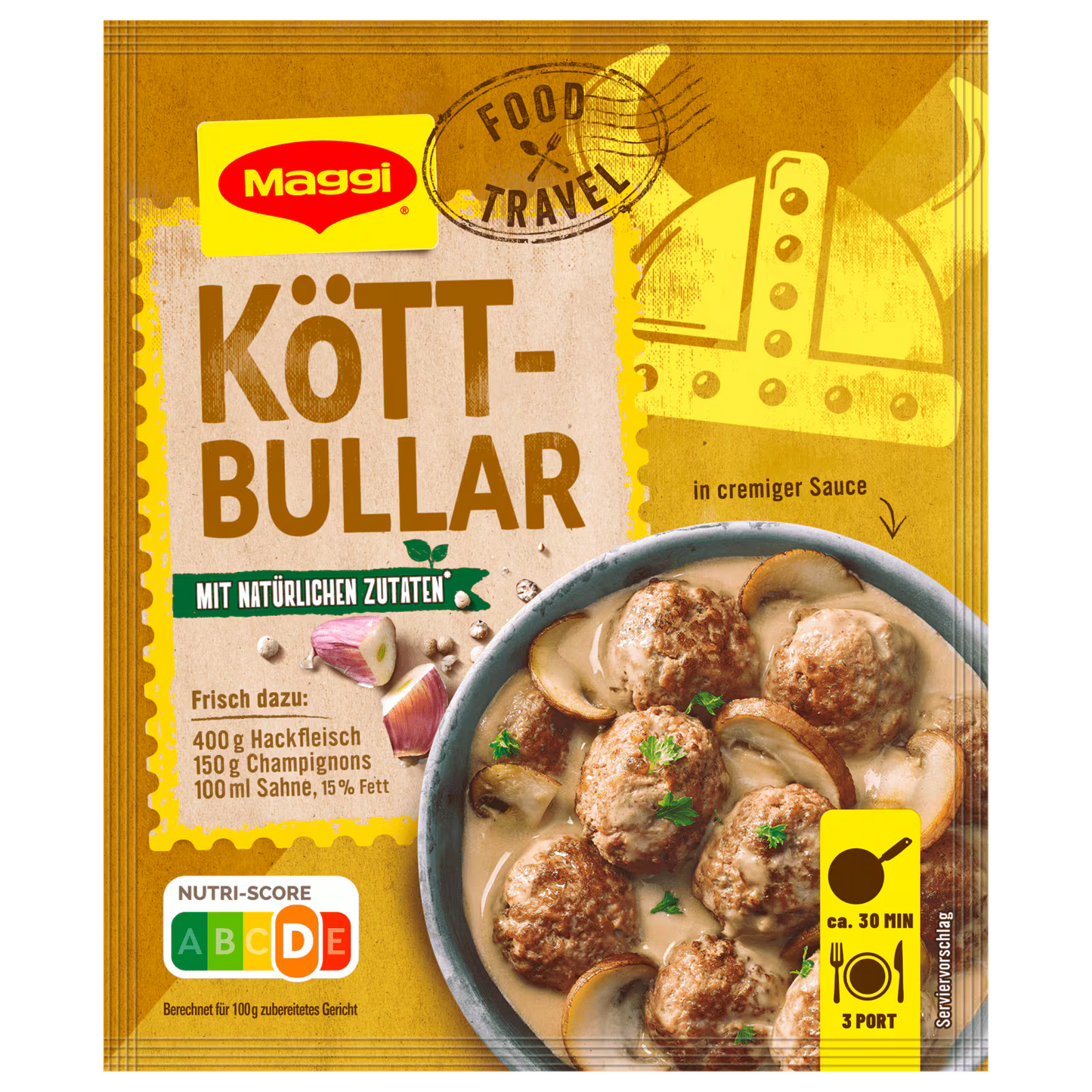 Maggi Fix Köttbullar Schwedische Hackbällchen Gewürzmischung 34 g