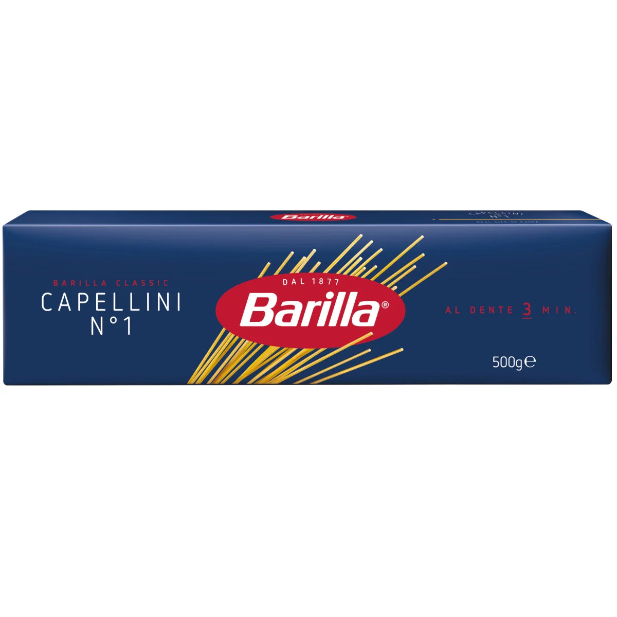 Barilla Capellini No.1 500 g - Ince Spagetti Makarna No.1 500 g