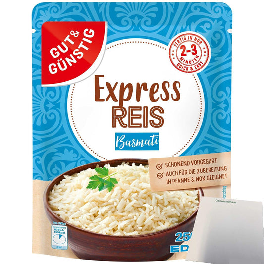 GUT&GÜNSTIG Expressreis Basmati 250 g / Basmati Ekspres Pilav 250 g