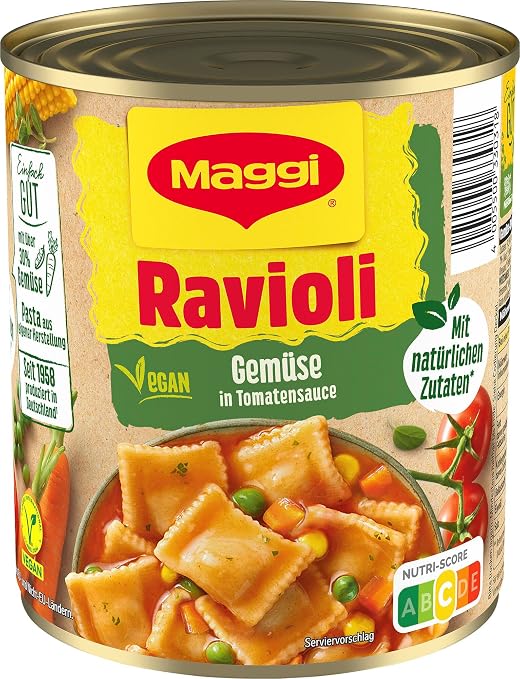 Maggi Gemüse-Ravioli in Tomaten-Gemüsesauce Konserve 800 g