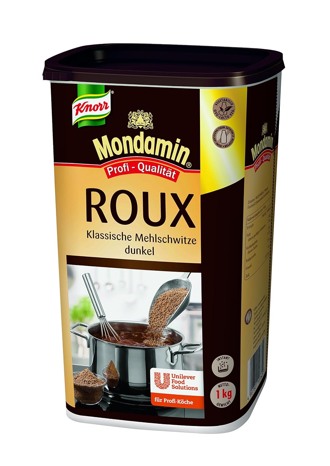 Mondamin Roux Mehlschwitze dunkel 1 kg / Mondamin Roux Koyu Renk Un Sosu Granulu 1 kg