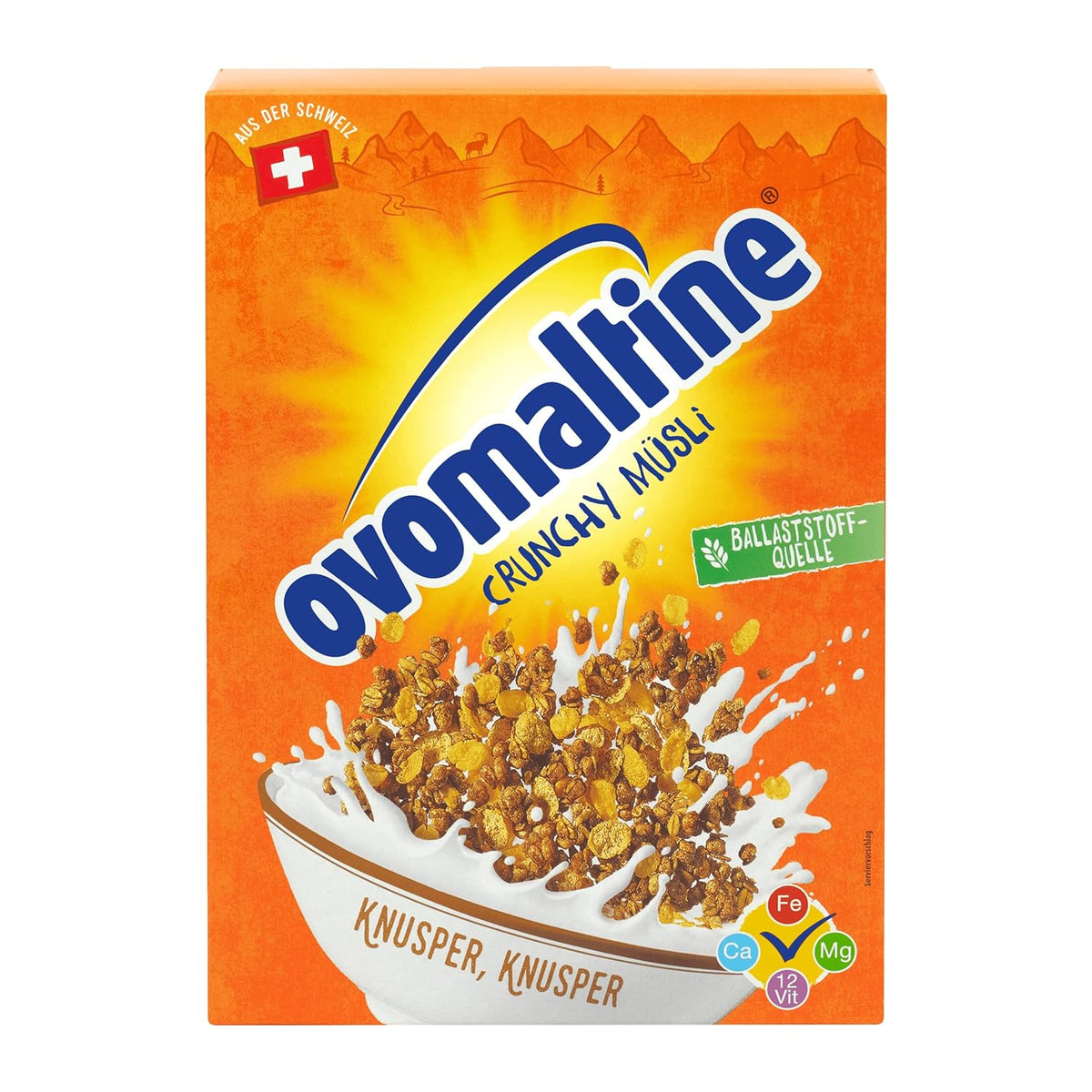 Ovomaltine Crunchy Muesli 450 g / Ovomaltine Crunchy Muesli Kahvalti Gevregi 450 g