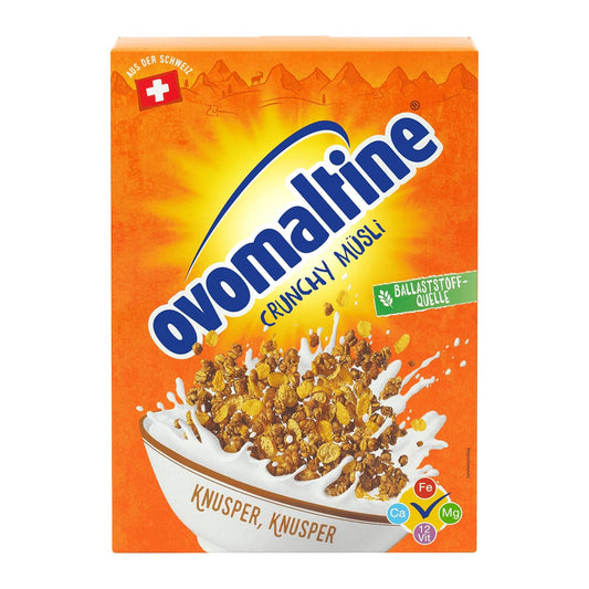 Ovomaltine Crunchy Muesli 450 g / Ovomaltine Crunchy Muesli Kahvalti Gevregi 450 g