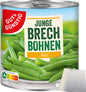 GUT&GÜNSTIG feine junge Brechbohnen 800 g / GUT&GÜNSTIG İnce Taze Kırık Fasulye Konservesi 800 g