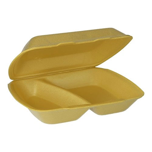 Starpak Menübox 2-geteilt EPS gold 100 ST – 2 Bölümlü Menü Kutusu 100 Adet