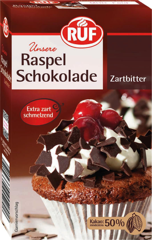 RUF Raspel-Schokolade Zartbitter 100 g / RUF Bitter Rendelenmis Cikolata 100 g