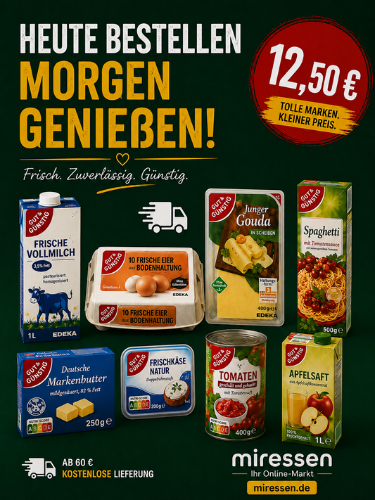Gut & Günstig Lebensmittel-Paket / Gut & Günstig Gıda Paketi
