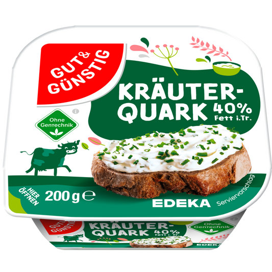 GUT&GÜNSTIG Kräuterquark 40% 200 g / Otlu Quark %40 Yağ 200 g