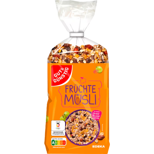 GUT&GÜNSTIG Früchte Müsli 1000 g / Meyveli Müsli 1000 g