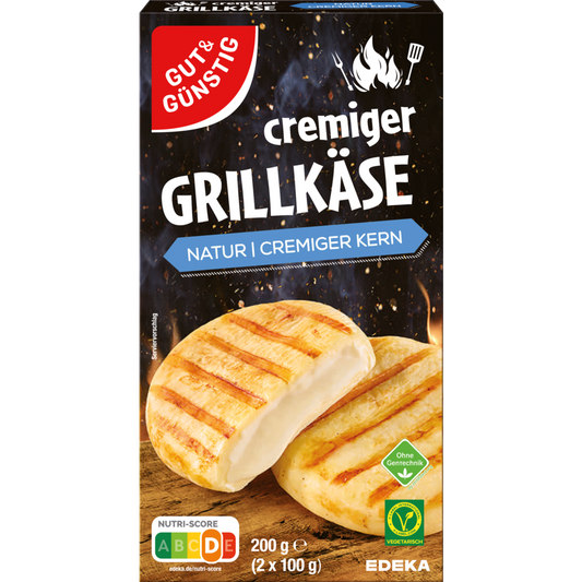 GUT&GÜNSTIG Grillweichkäse natur 45% 200 g / Izgara Yumuşak Peynir Sade %45 200 g