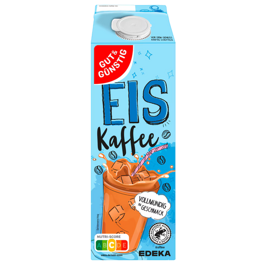 GUT&GÜNSTIG Eiskaffee 1 l / Buzlu Kahve Sütlü İçecek 1 l