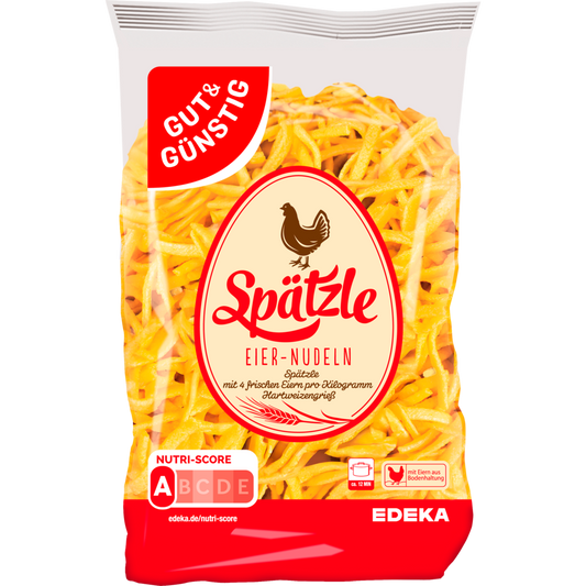 GUT&GÜNSTIG Eierspätzle 500 g / Yumurtalı Spätzle 500 g