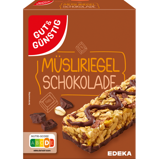 GUT&GÜNSTIG Müsliriegel Schoko 8x25 g / Müsli Bar Çikolatalı 8x25 g