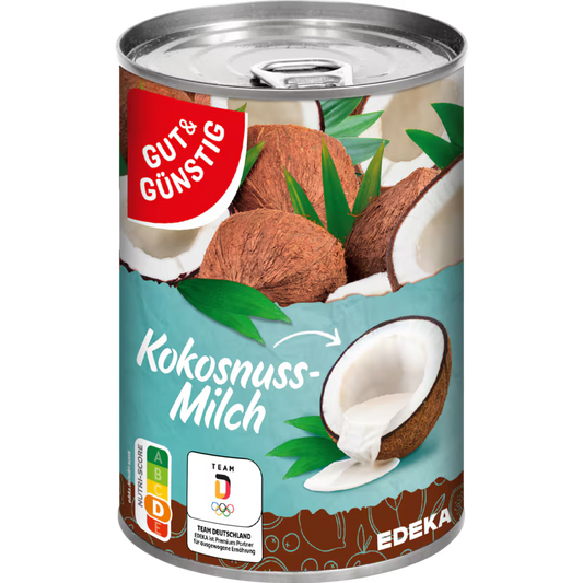 GUT&GÜNSTIG Kokosnussmilch 400 ml / GUT&GÜNSTIG Hindistan Cevizi Sütü 400 ml