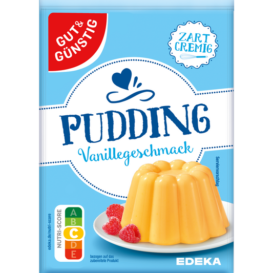 GUT&GÜNSTIG Puddingpulver Vanille 5 ST für 2,5 l / GUT&GÜNSTIG Puddingpulver vanilya 5 ST für 2,5 l