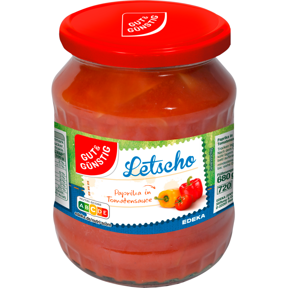 GUT&GÜNSTIG Letscho 680 g / GUT&GÜNSTIG Letscho Domatesli Biber Güveci 680 g