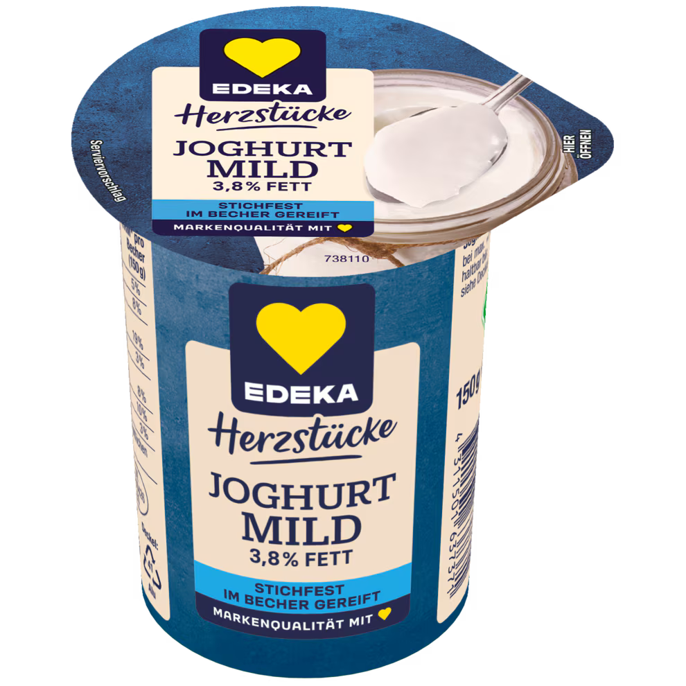 EDEKA Herzstücke Joghurt mild 3,8% 150 g