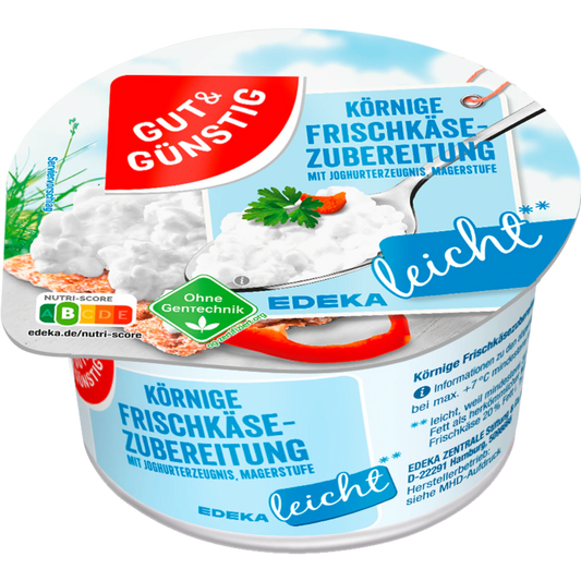 GUT&GÜNSTIG Körniger Frischkäse 0,1% 200 g / Granüllü Yağsız Krem Peynir %0,1 200 g