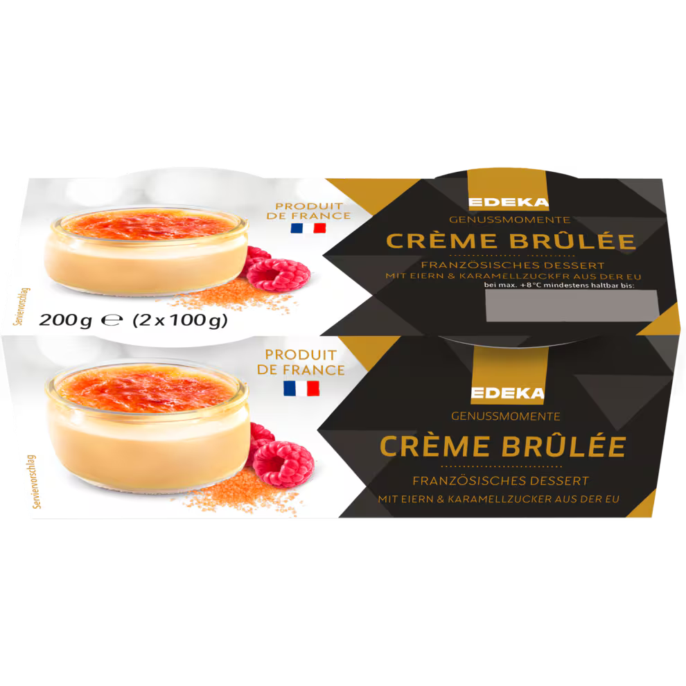 EDEKA Genussmomente Crème Brûlée 2 x 100 g / 200 g