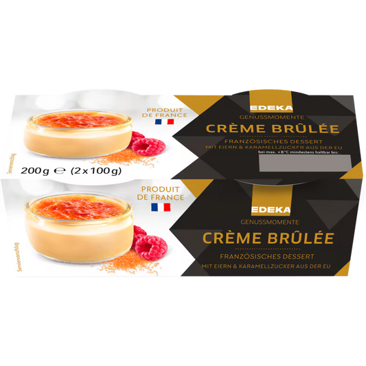 EDEKA Genussmomente Crème Brûlée 2 x 100 g / 200 g